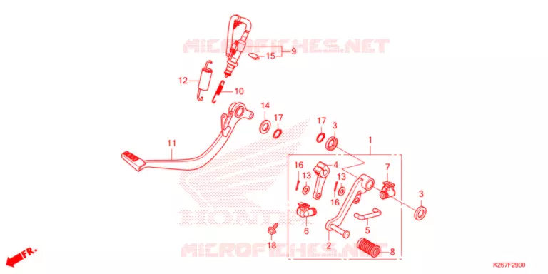 PEDALE Honda MOTO 125 MSX 2021  MSX125AM