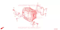 CYLINDRE pour Honda MSX 125 ABS de 2021