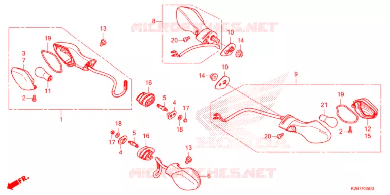 CLIGNOTANT Honda MOTO 125 MSX 2021  MSX125AM