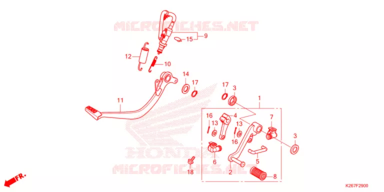 PEDALE Honda MOTO 125 MSX 2021  MSX125AM