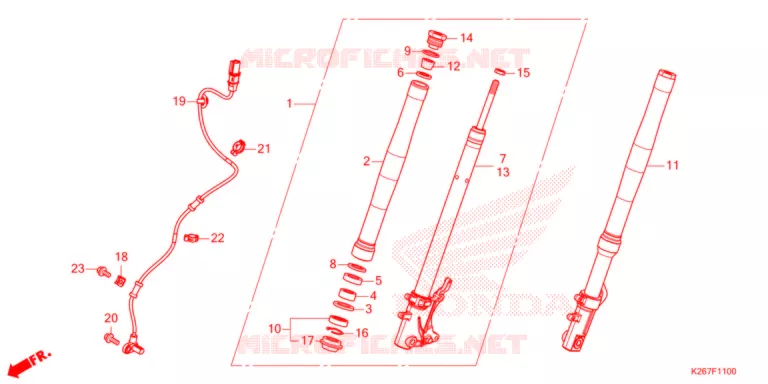 FOURCHE Honda MOTO 125 MSX 2021  MSX125AM