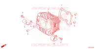 CYLINDRE pour Honda MSX 125 de 2022