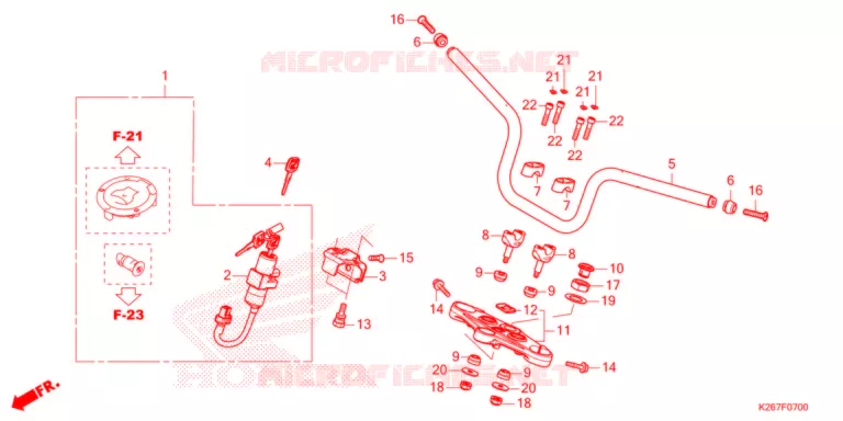 GUIDON Honda MOTO 125 MSX 2022  MSX125M
