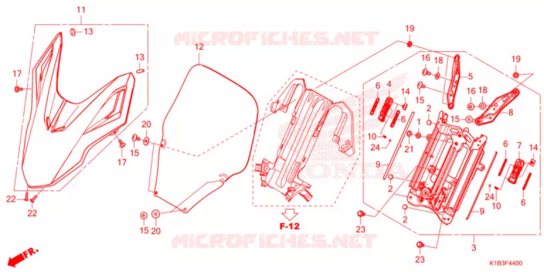 PARE BRISE Honda SCOOTER 350 FORZA 2021  NSS350AM
