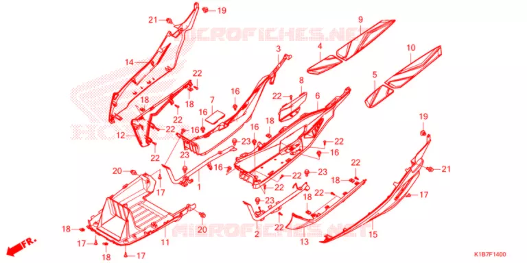 MARCHE PIEDS Honda SCOOTER 350 FORZA 2021  NSS350AM