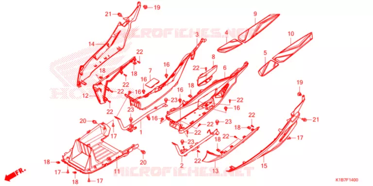 MARCHE PIEDS Honda SCOOTER 350 FORZA 2021  NSS350AM