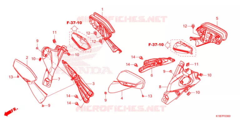 RETROVISEUR Honda SCOOTER 350 FORZA 2021  NSS350AM