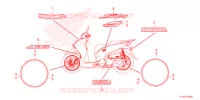 AUTOCOLLANTS pour Honda SH 350 de 2022