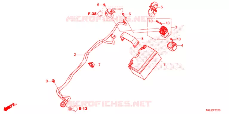 BATTERIE Honda MOTO 1000 CB 2021  CB1000RAM