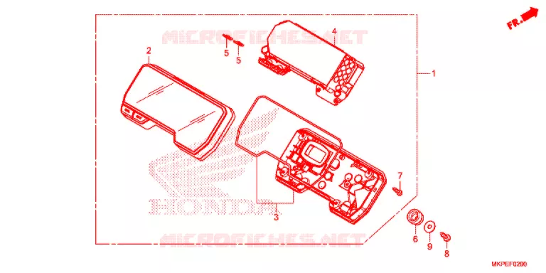 COMPTEUR Honda MOTO 500 CB 2021  CB500FAM