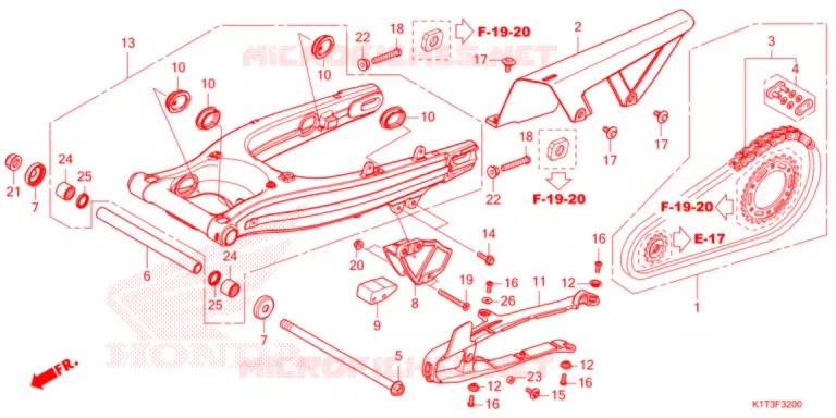 BRAS OSCILLANT Honda MOTO 300 CRF 2021  CRF300LRM