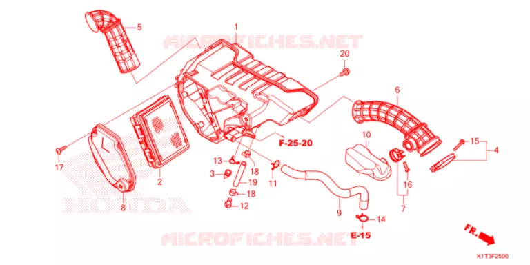FILTRE A AIR Honda MOTO 300 CRF 2021  CRF300LRAM