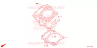 CYLINDRE pour Honda CRF 300 L de 2021