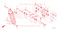 AMORTISSEUR ARRIERE pour Honda CRF 300 L de 2021