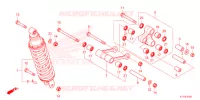 AMORTISSEUR ARRIERE pour Honda CRF 300 L de 2021