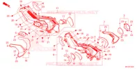COUVERCLES LATERAUX pour Honda X ADV 750 de 2021
