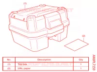 KIT TOP CASE 35L pour Honda X ADV 750 de 2021