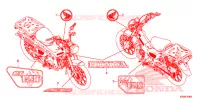 AUTOCOLLANTS pour Honda CT 125 TRAIL de 2023