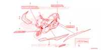 AUTOCOLLANTS pour Honda ADV 150 ABS de 2021