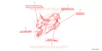 AUTOCOLLANTS pour Honda ADV 150 ABS de 2021