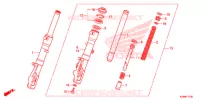 FOURCHE pour Honda ADV 150 ABS de 2021