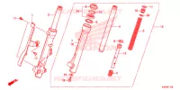FOURCHE pour Honda SUPER CUB 125 ABS de 2021