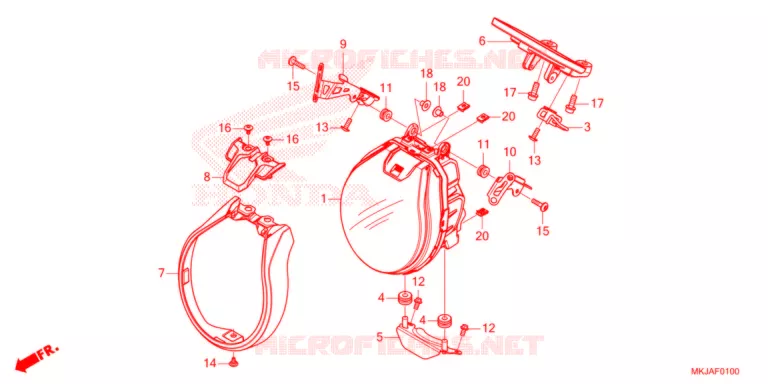 PHARE Honda MOTO 1000 CB 2021  CB1000RAM_A
