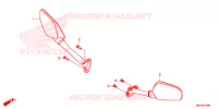 RETROVISEUR pour Honda CBR 500 R ABS de 2021