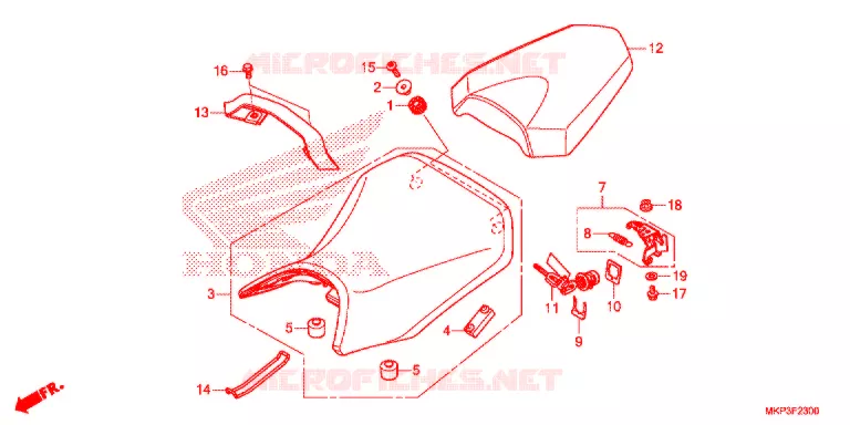 SELLE Honda MOTO 500 CBR 2021  CBR500RAM