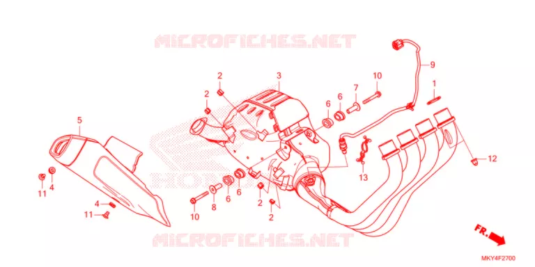 SILENCIEUX D'ECHAPPEMENT Honda MOTO 650 CBR 2021  CBR650RAM