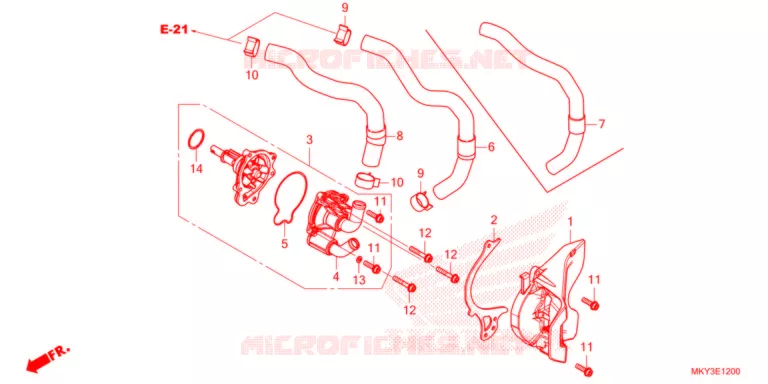 POMPE A EAU Honda MOTO 650 CBR 2021  CBR650RAM