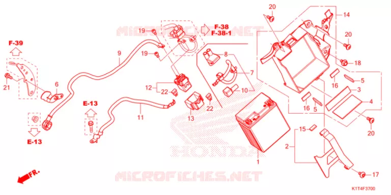 BATTERIE Honda MOTO 300 CRF 2021  CRF300LRAM