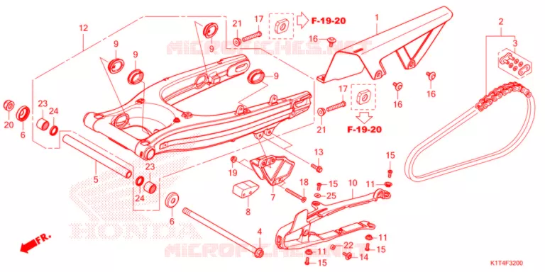 BRAS OSCILLANT Honda MOTO 300 CRF 2021  CRF300LRAM