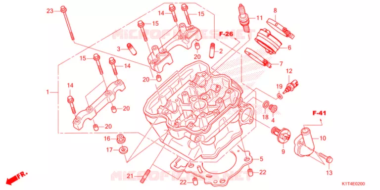 CULASSE Honda MOTO 300 CRF 2021  CRF300LRAM