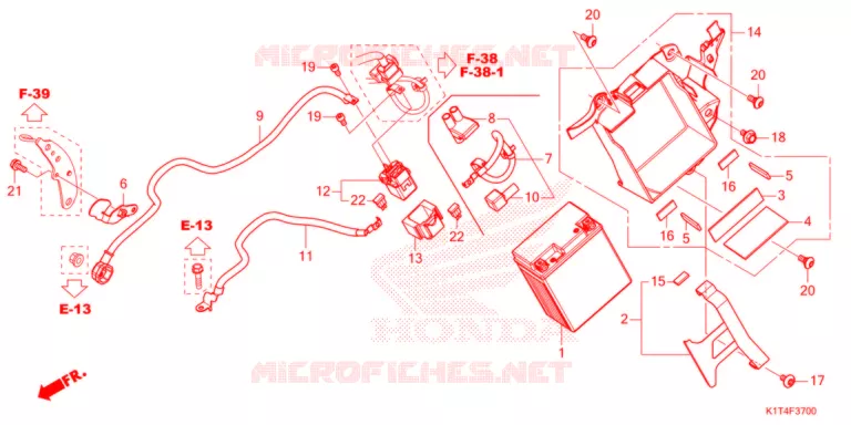 BATTERIE Honda MOTO 300 CRF 2021  CRF300LRM