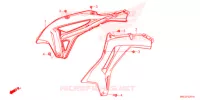 BOUCLIER DE RADIATEUR (CRF450RX) pour Honda CRF 450 RX ENDURO de 2022