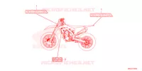 MARQUE (CRF450R/RX) pour Honda CRF 450 RX ENDURO de 2022