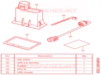 KIT,USB CHARGER pour Honda NC 750 X ABS 35KW de 2021