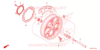 ROUE AVANT pour Honda NC 750 X ABS de 2022