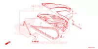 COUVERCLE DE COFFRE pour Honda NC 750 X ABS de 2021