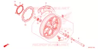 ROUE AVANT pour Honda NC 750 X ABS de 2021