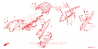 COUVERCLES LATERAUX pour Honda NC 750 X ABS DCT 35KW de 2021
