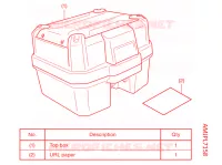 KIT TOP CASE 35L pour Honda NC 750 X ABS DCT 35KW de 2021