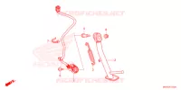 BEQUILLE LATERALE pour Honda NC 750 X ABS DCT de 2021