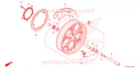ROUE AVANT pour Honda NC 750 X ABS DCT de 2021