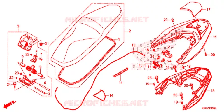 SELLE Honda SCOOTER 150 PCX 2020  WW150AL