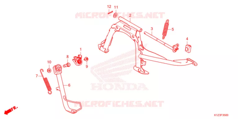 BEQUILLE Honda SCOOTER 160 PCX 2021  WW150AM