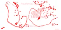 COMMODOS   POIGNEES   CABLES pour Honda ADV 150 ABS de 2021