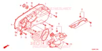 COUVERCLE GAUCHE pour Honda ADV 150 ABS de 2021
