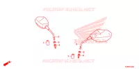 RETROVISEUR pour Honda ADV 150 ABS de 2021